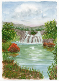 Waterfall in Croatia