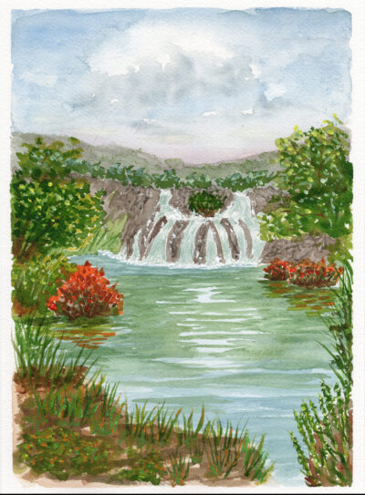 Waterfall in Croatia